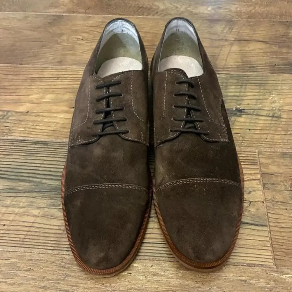 Banana republic brown suede lace